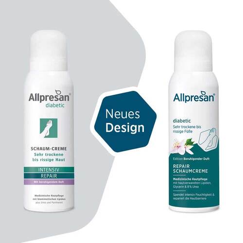 Allpresan diabetic Inten. + Repair mit Urea beruh.Duft - 2