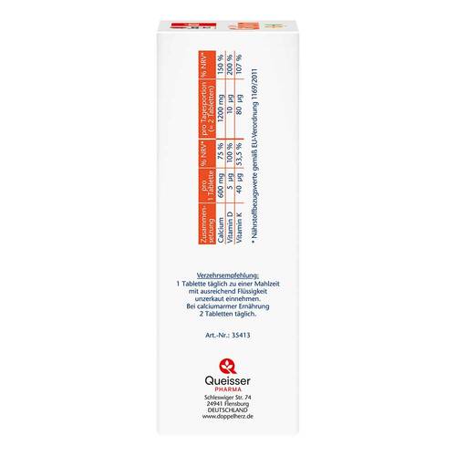 Doppelherz Calcium + D3+K Tabletten - 3
