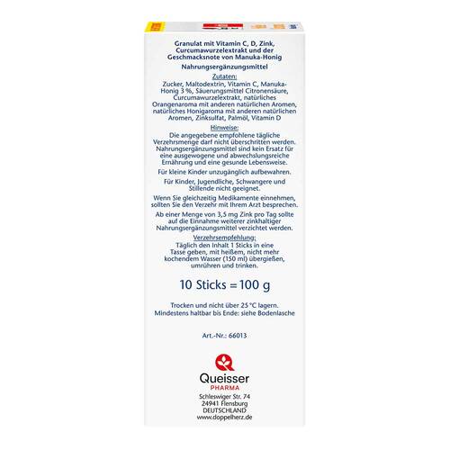 Doppelherz hei&szlig;er Curcuma + Manuka-Honig Granulat - 2