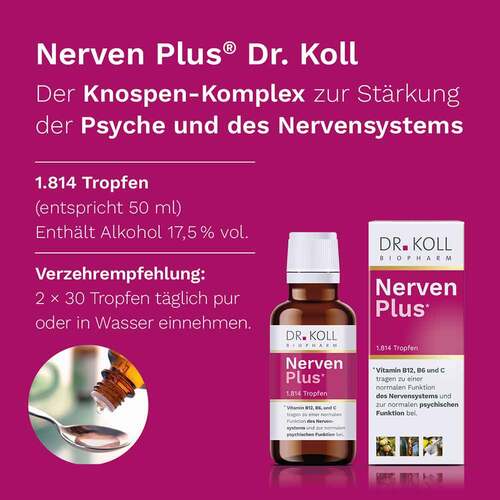 Nerven Plus Dr.Koll Gemmo Kompl.Vit.B12 B6 Tropfen - 4