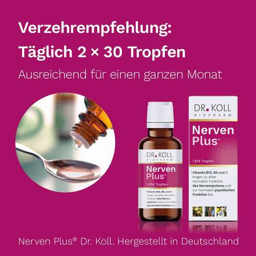 Nerven Plus Dr.Koll Gemmo Kompl.Vit.B12 B6 Tropfen - 6