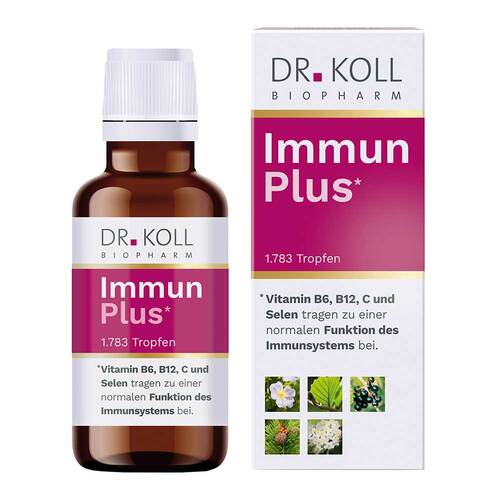 Immun Plus Dr.Koll Gemmo Kompl.Vit.B6 B12 Selen Tr - 1