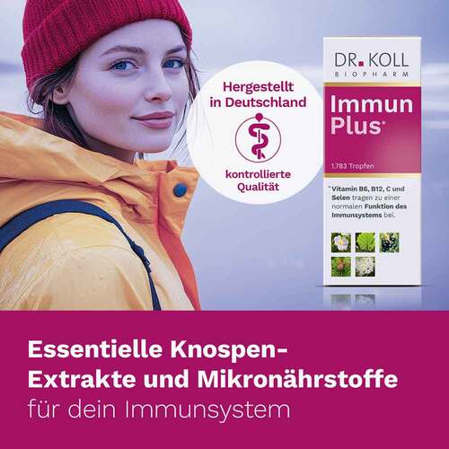Immun Plus Dr.Koll Gemmo Kompl.Vit.B6 B12 Selen Tr - 3