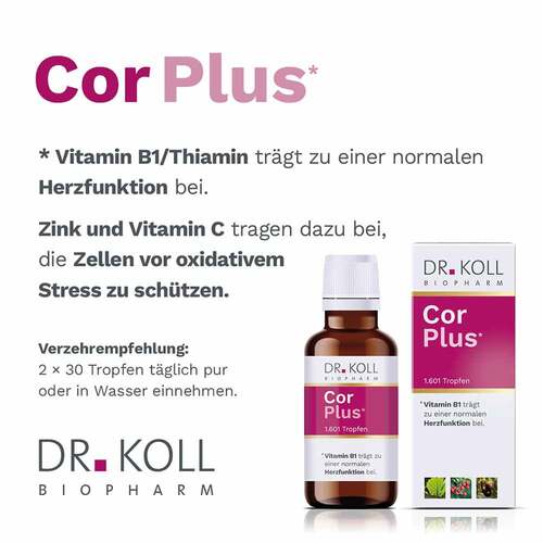 Cor Plus Dr.Koll Gemmo Komplex Wei&szlig;dorn Vit.B1 Tro - 2