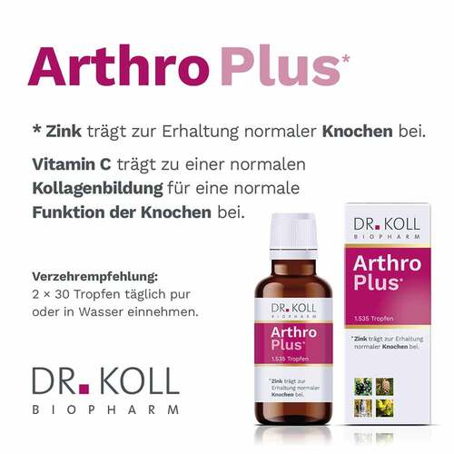 Arthro Plus Dr.Koll Gemmo Kompl.Weinrebe Zink Tro. - 2