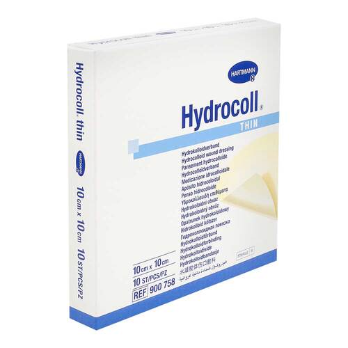 HYDROCOLL thin Wundverband 10x10 cm - 1