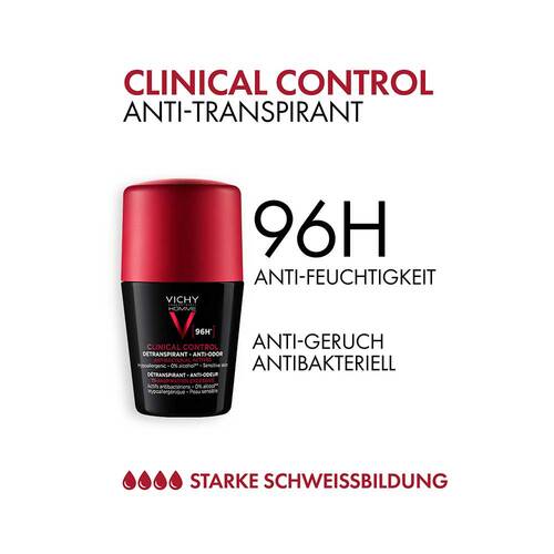 VICHY HOMME Deo Roll-on Antitranspirant 96h DP - 3