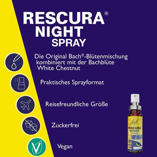 Bachbl&uuml;ten Original Rescura Night Kids Tro.alk.frei  - 2