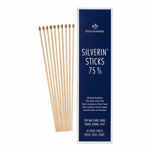 SILVERIN Sticks 75% Silbernitrat &Auml;tzst.200mm starr - 1
