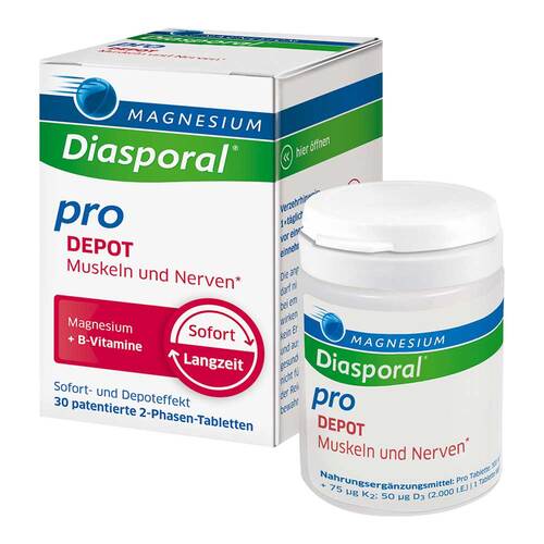 Magnesium Diasporal pro + B-Vit.DEPOT Musk.+Nerv.Tab - 1