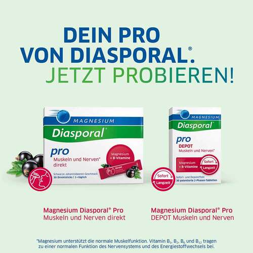 Magnesium Diasporal pro + B-Vit.Musk.+Nerven direkt - 6