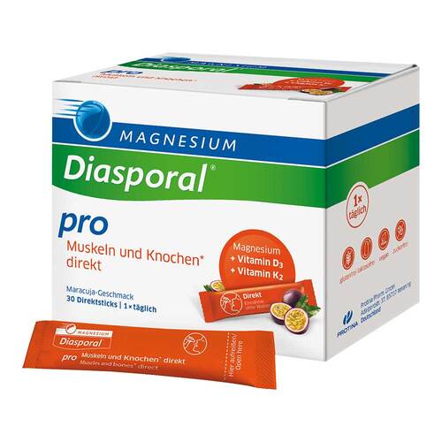 Magnesium Diasporal pro + D3+K2 Musk.+Knochen direkt - 1
