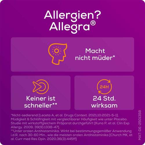 Allegra Allergietabletten 20 mg Tabletten - 6