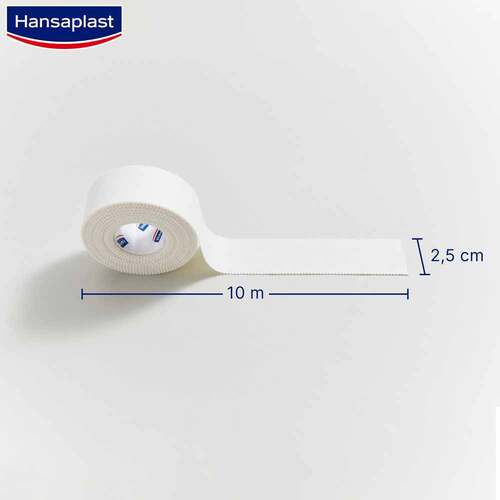 Hansaplast robustes Sporttape 2,5 cmx10 m wei&szlig; - 2