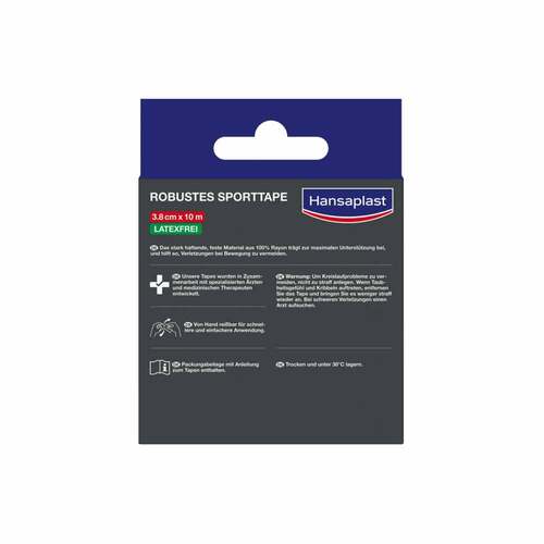 Hansaplast robustes Sporttape 3,8 cmx10 m wei&szlig; - 3