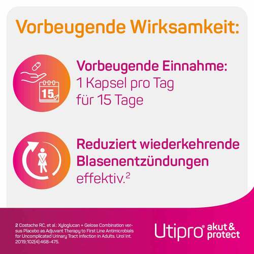Utipro akut &amp; protect Hartkapseln - 8