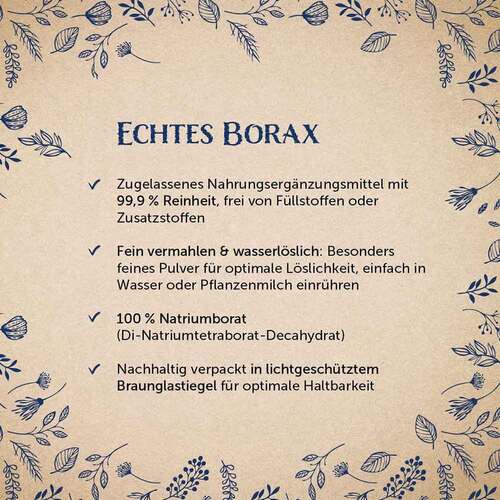 Borax Optimsm + Natriumtetraborat Kapseln Erdling - 3