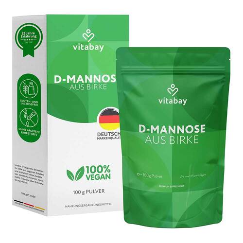 D-Mannose Pulver aus Birke vegan - 1