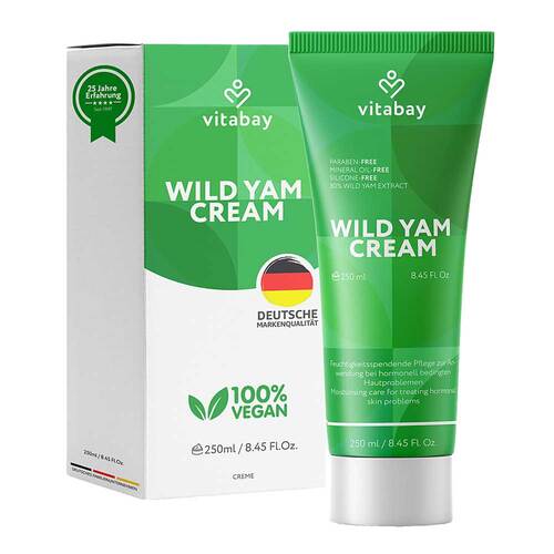 Wild Yams Creme mit 64% Diosgenin Gesicht + K&ouml;rper - 1