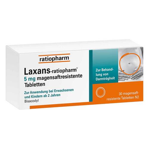 Laxans-ratiopharm 5 mg magensaftresistent Tabletten - 1
