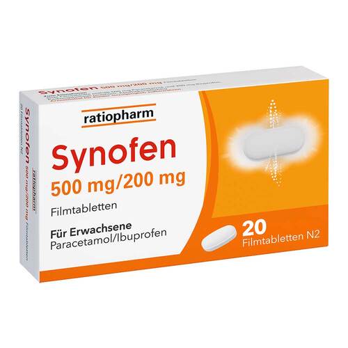 Synofen 500 mg / 200 mg Filmtabletten - 1