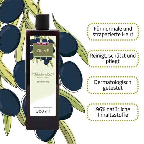 Plantana Olive Pflege Duschbad mit Bio-Olive - 2