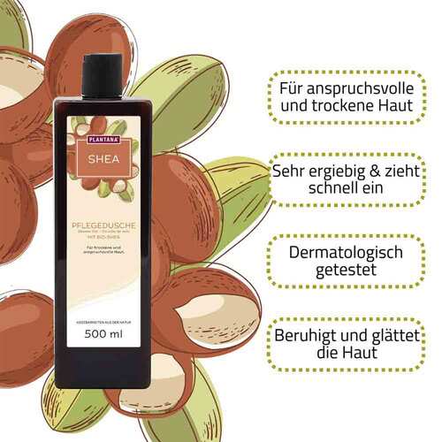 Plantana Shea Pflege Duschbad mit Bio-Shea - 2