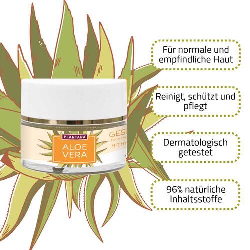 Plantana Aloe Vera Gesichtscreme Hyaluron &amp; Vit.-E - 2