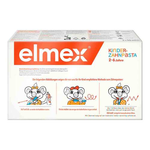 Elmex Kinderzahnpasta 2-6 Jahre Duo Pack - 2