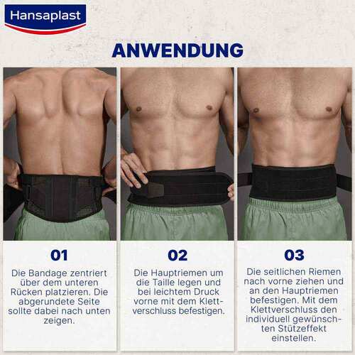Hansaplast R&uuml;cken-Bandage verstellbar 82-118 cm - 5