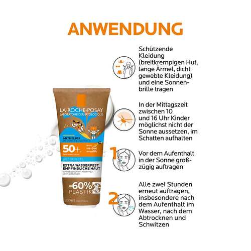 Roche-Posay Anthelios Dermo-Pediat.Wet Skin Gel - 2
