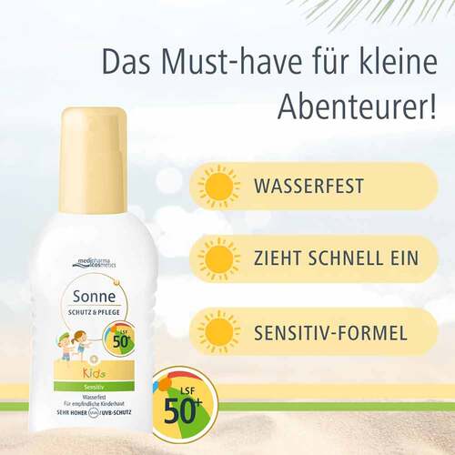 Sonne Schutz &amp; Pflege Spray Kids Lsf 50 +  - 4