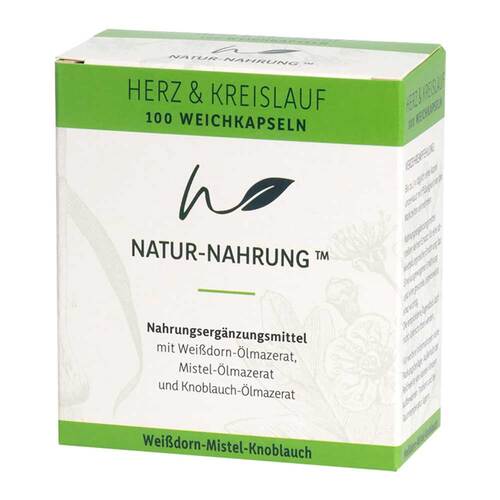 Natur-Nahrung Herz &amp; Kreislauf Wei&szlig;d. + Mistel+Knobl - 1