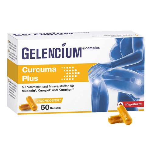 Gelencium Curcuma Plus hochdosiert mit Vitamin C Kapseln - 1