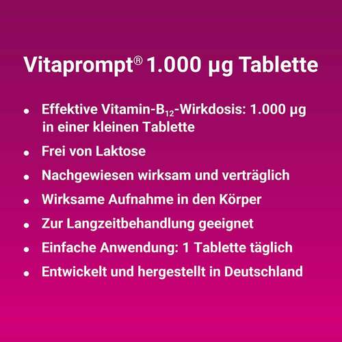 Vitaprompt 1000 Mikrogramm Filmtabletten - 4