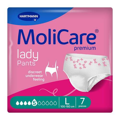 Molicare Premium lady Pants 5 Tropfen L - 1