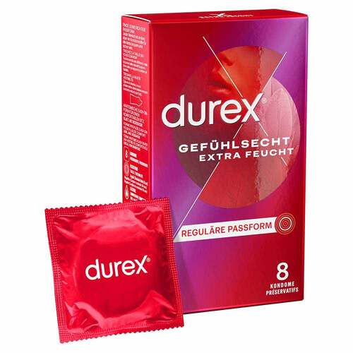 DUREX Gef&uuml;hlsecht extra feucht Kondome - 1