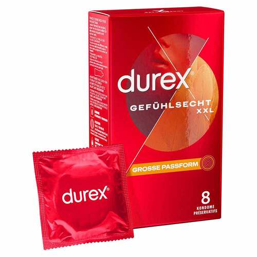 DUREX Gef&uuml;hlsecht XXL Kondome - 1