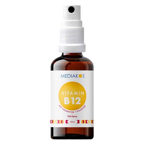 Vitamin B12 + B6+Fols&auml;ure Mediakos Vital Spray - 2