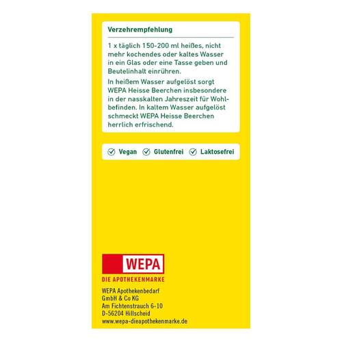 Wepa hei&szlig;e Beerchen + Vitamin C +Zink+Magnesium Pulver - 3