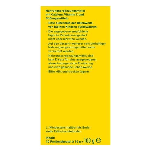 Wepa hei&szlig;e Zitrone + Vitamin C +Calcium zuckerfrei Pulver - 2