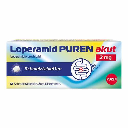 Loperamid Puren akut 2 mg Schmelztabletten - 1