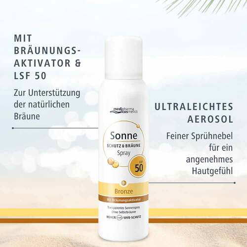 Sonne Schutz &amp; Br&auml;une Spray bronze Lsf 50 - 3