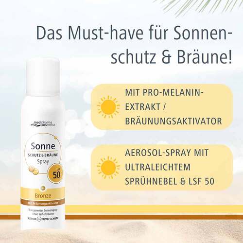 Sonne Schutz &amp; Br&auml;une Spray bronze Lsf 50 - 5