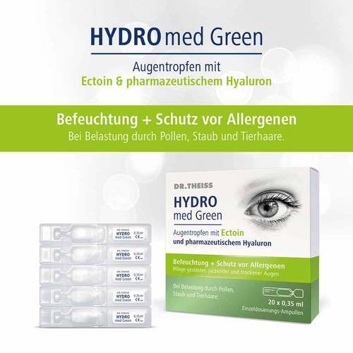 DR.THEISS Hydro med Green Augentro.Einzeldosis Ampulle  - 2