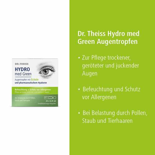 DR.THEISS Hydro med Green Augentro.Einzeldosis Ampulle  - 3