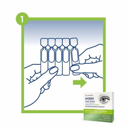 DR.THEISS Hydro med Green Augentro.Einzeldosis Ampulle  - 8