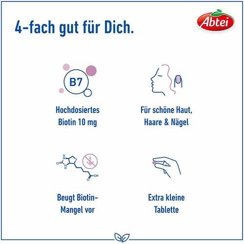 Abtei Biotin 10 mg Tabletten - 3