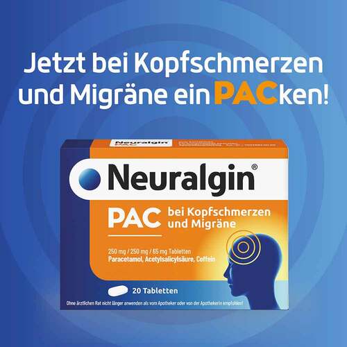Neuralgin Pac bei Kopfschmerzen und Migr&auml;ne Tabletten  - 2