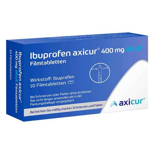 Ibuprofen axicur 400 mg akut Filmtabletten - 1